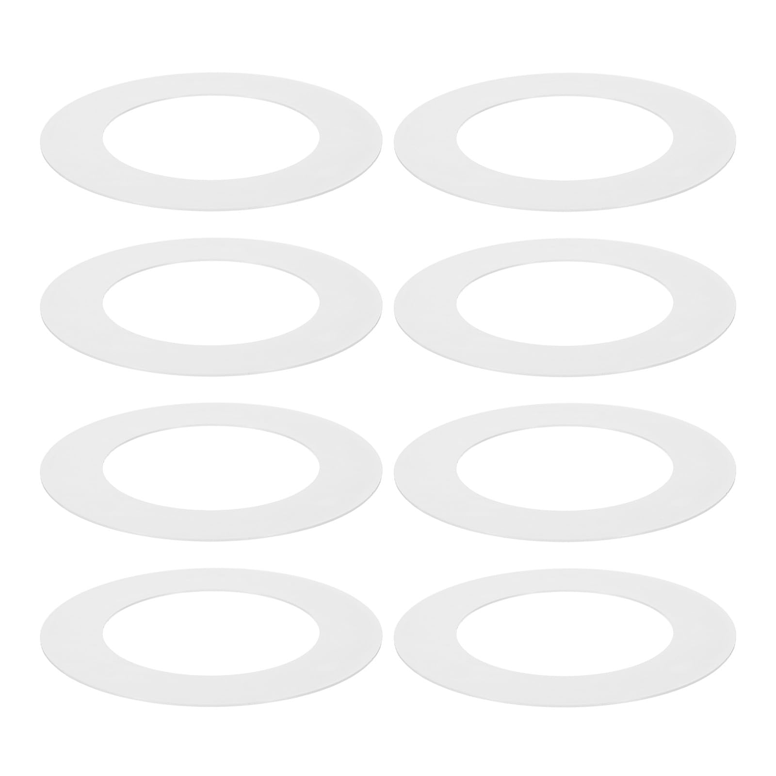 VIAPUICE Recessed Light Trim Ring for ID 76mm OD 120mm 8Pcs, White
