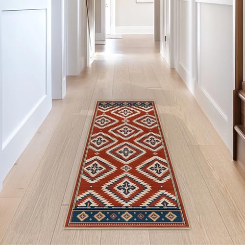 Tapete corredor 2x6 Southwestern para pasillo cocina y dormitorio miniatura 4