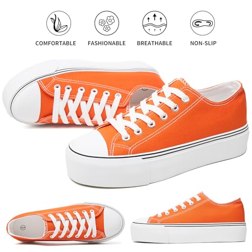Image of hash bubbie Womens Platform Canvas Sneakers Tennis Shoes