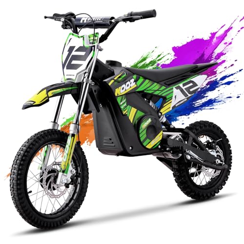 KOOZ HP112E 36V 1000W Electric Dirt Bike for Kids, 3 Speed M...