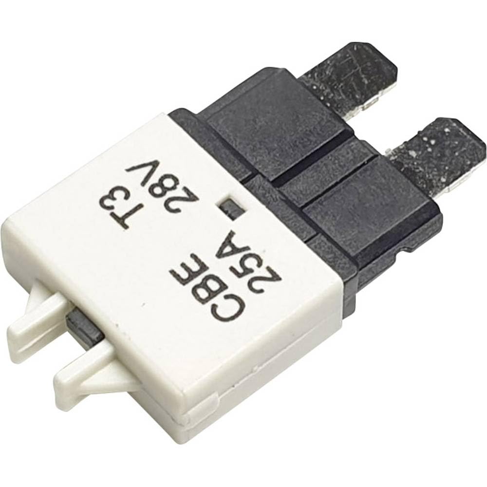 Hansor Circuit Breaker Standard, type 3, Manual Reset, 25A CBE3 Series 25A Standard flat fuse circuit breaker 25 A white