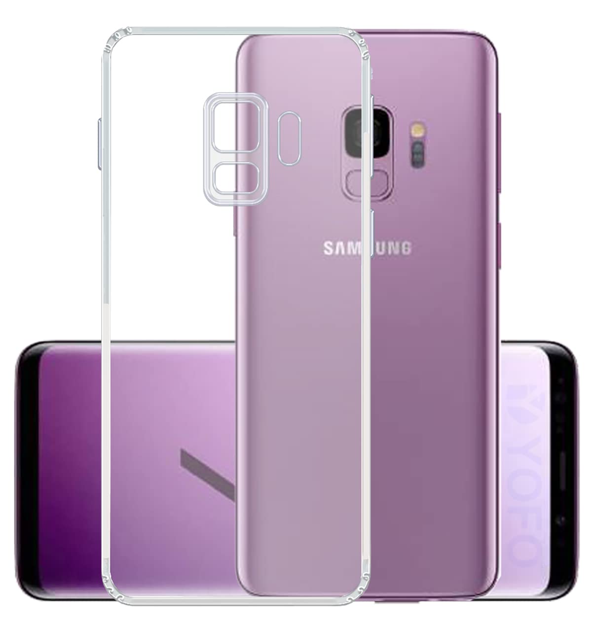 YOFO Silicon Back Cover for Samsung S9 (Transparent) Camera Protection with Dust Plug (B08VD5Z294) Amazon Price History, Amazon Price Tracker