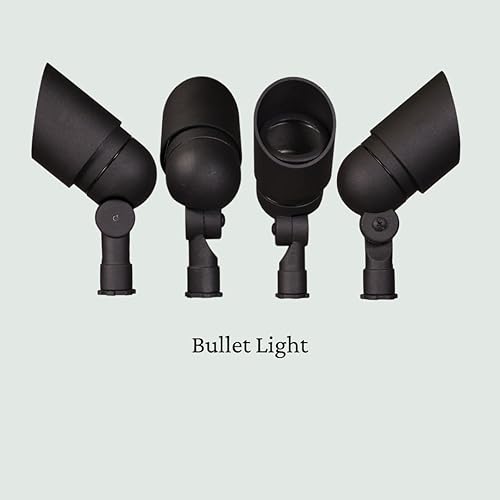 Miniatura 4 de Best Pro Lighting Foco de bajo voltaje, focos para exteriores para patio, accesorio de iluminación LED de 12 V, luz direccional para jardín y patio
