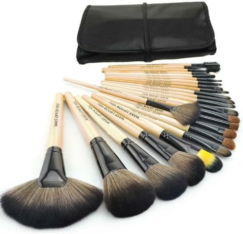 Smile Professional 24 pcs Makeup Brush Set tools Make up Toiletry Kit Wool Make Up Brush Set Case