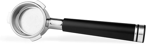 Miniatura 5 de Portafiltro de 3 orejas sin fondo de 2.126 in  Compatible con máquinas Breville de 2.126 in  Mango estable (Barcino Fusion, 2.126 in Breville)