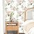 BKSTICK Pink Floral Peel and Stick Wallpaper Self Adhesive Removable Thick Vinyl Watercolor Botanical Flower Accent Wall for Bedroom Bathroom Living Room Renter Friendly 17.7" x 118"