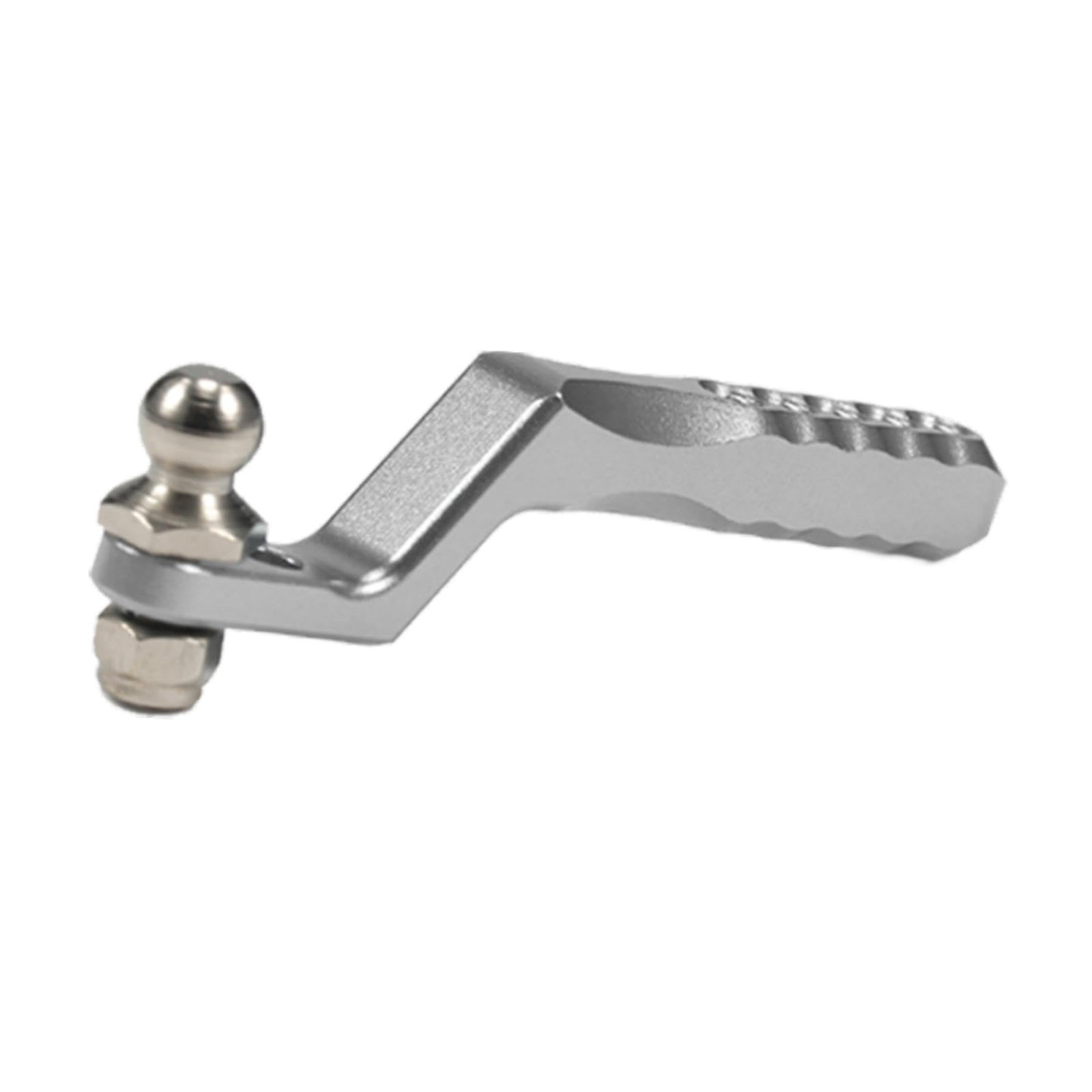 1/10 RC Crawler Tow Hook RC Tow Hitch Aluminum Alloy Trailer Hook for TF2 Rgt cc01, Silver