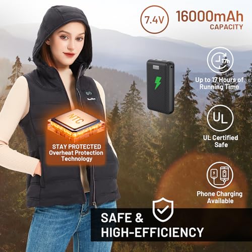 Magneta Heated Vest Women With Hood thumb #1