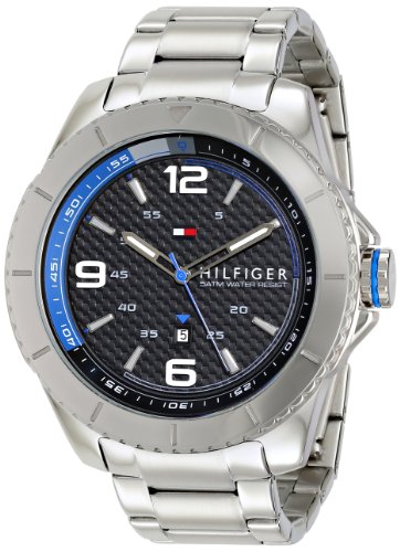 Tommy Hilfiger Men's 1791002 Silver-Tone Stainless Steel Watch Tommy Hilfiger Men's 1791002 Silver-Tone Stainless Steel Watch