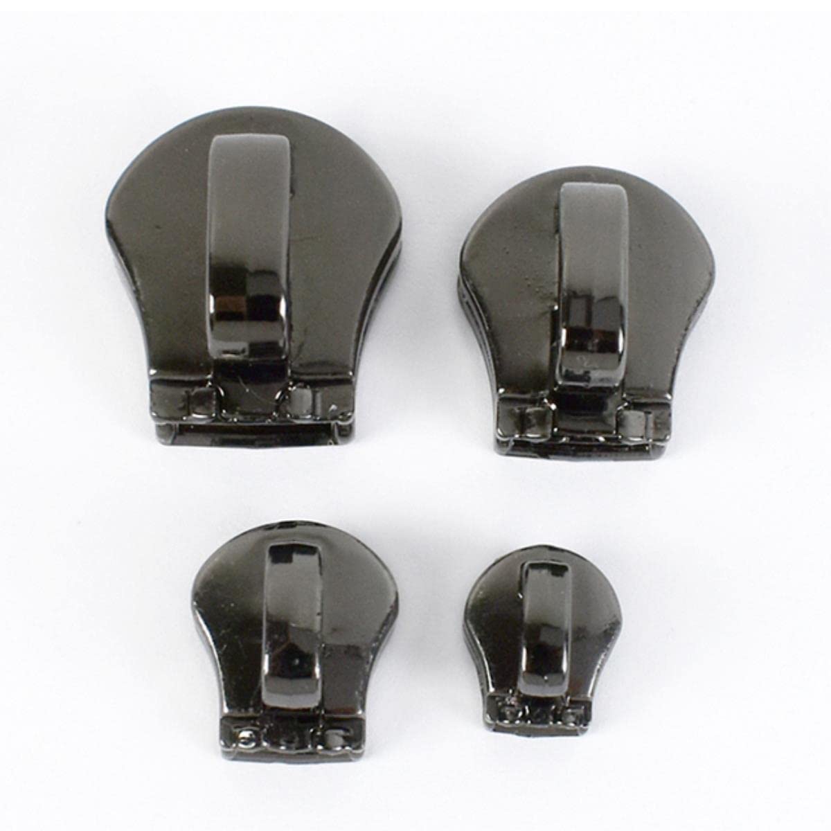 10 piezas 3# 5# 8# 10# deslizador de cremallera para bolsa de cinta con cremallera de metal cremalleras de ropa kit de reparación de tiro de cabeza accesorio de bloqueo de cremalleras de equipaje-