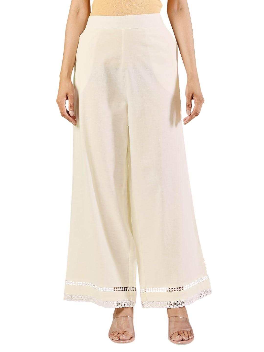 fiorra Women's Cotton Solid Palazzo-picture-36