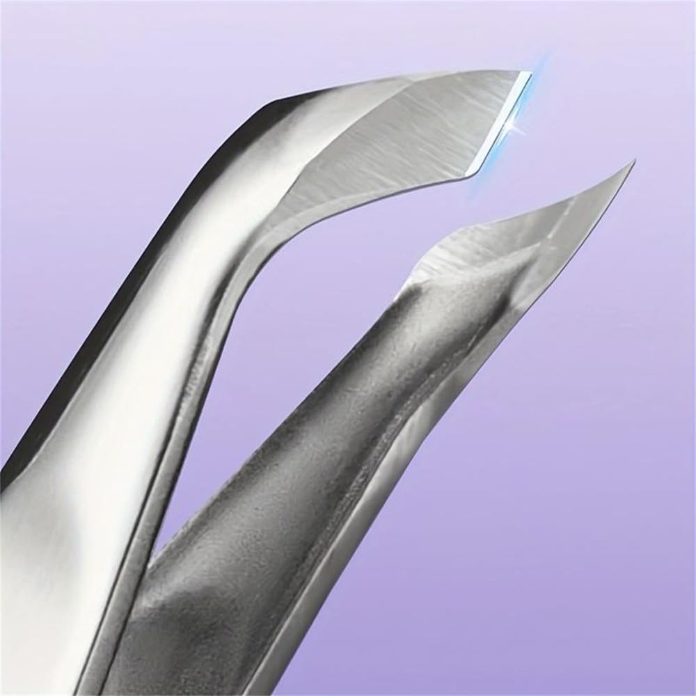 1/10 Stück Nagelknipser Nagelknipser professionelle dicke Nägel super scharfe gebogene Klinge, Silber 10PCS, BH01