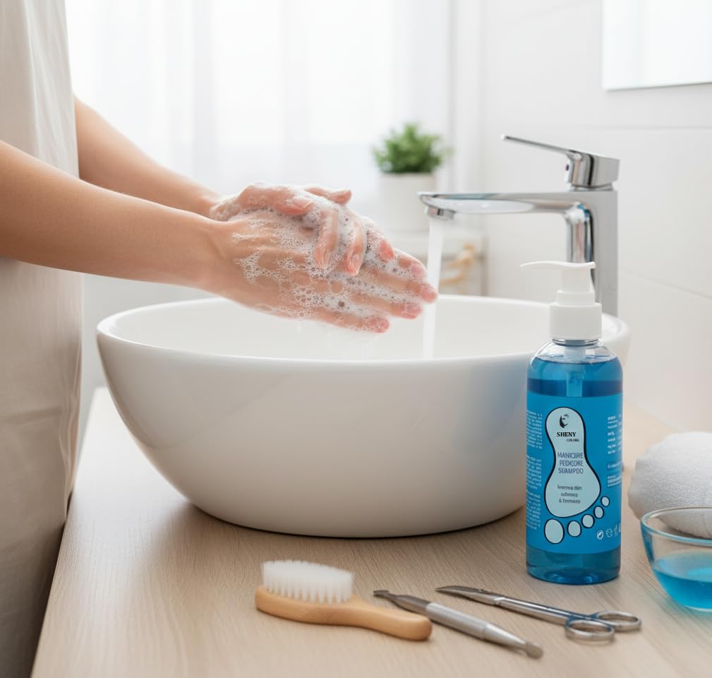 Soft Skin Hand and Foot Cleansing Shampoo for Salon Style Spa Experience-image-9