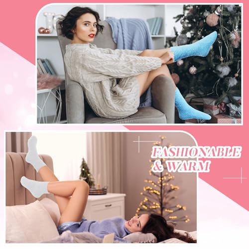 Image of Handepo 60 Pairs Women Fuzzy Socks Bulk
