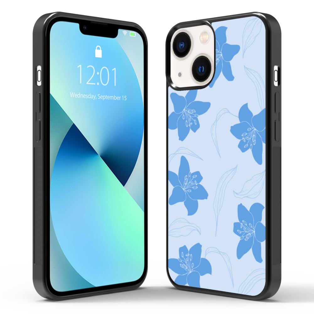 Amazon.com: Blue Lily Phone Case Compatible with iPhone 16 15 14