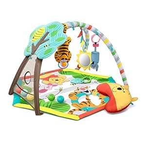 Bright Starts 10996 Disney Baby Winnie The Pooh Happy Can Bee Activity Gym, Speeldeken Met Speelboog, Muziek, Vijf…