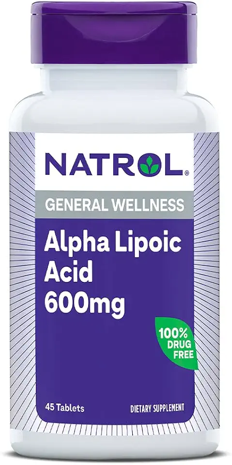 Ácido Alfa Lipóico 600mg Natrol 45 Tablets Importado