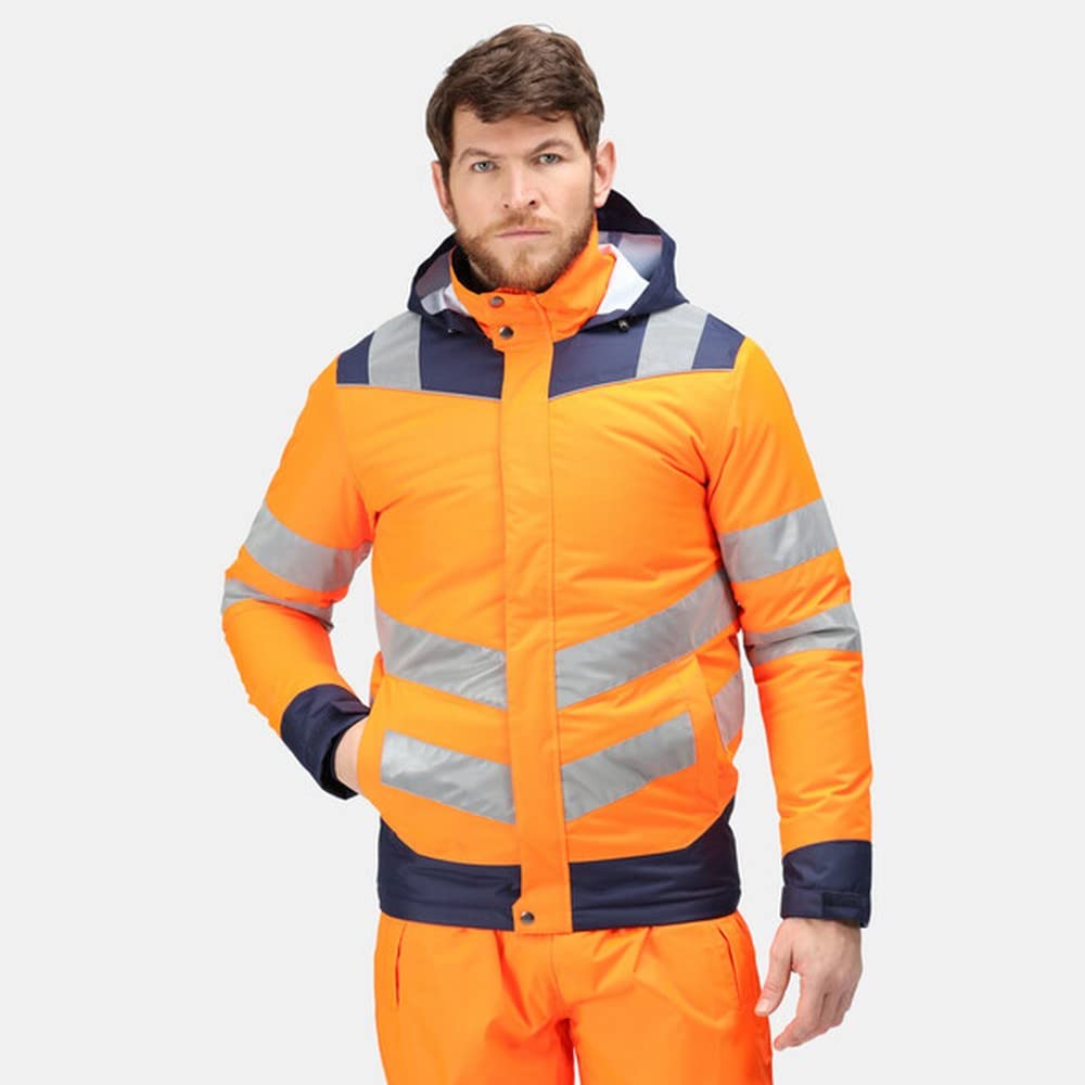 Regatta Professional Mens Hi Vis Reflective Heated Jacket Chaqueta aislante Hombre (Pack de 1)