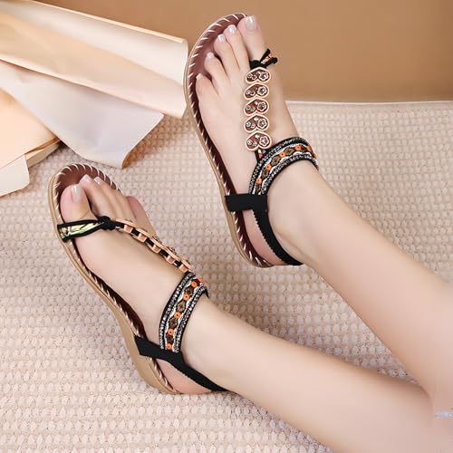 Womens Dressy Summer Sandals Casual Comfortable Flip Flop Sandals Bohemia2