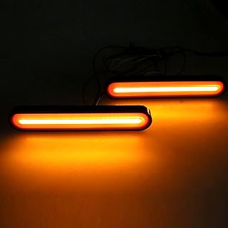 Trailer 100 LED Tail Light Bar Red Running Tail Brake Light, Sequential Flowing Amber Light