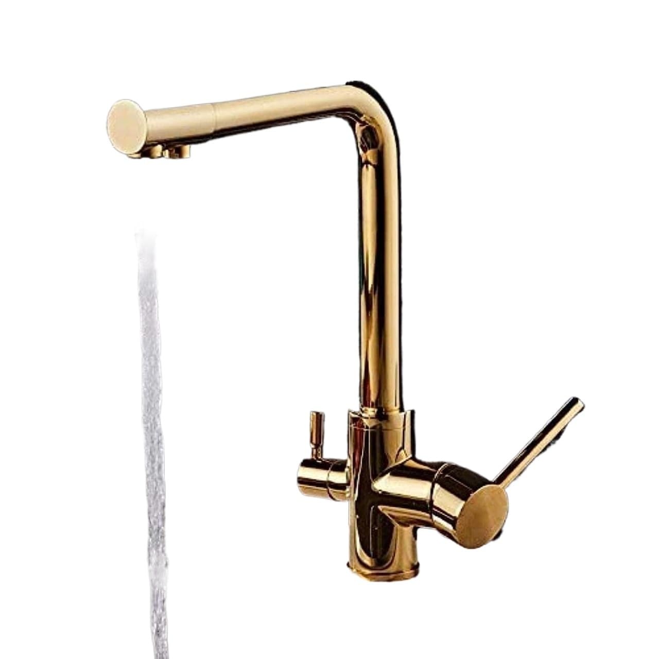 Robinet de cuisine en laiton avec eau filtrée mitigeur haut de gamme