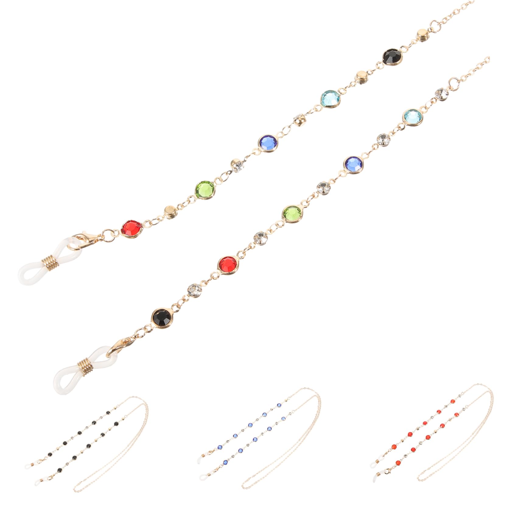 GALPADA 20pezzi Per Occhiali Fashion Colorate Cinturini Per Sole e Occhiali e Chic Mix Colori