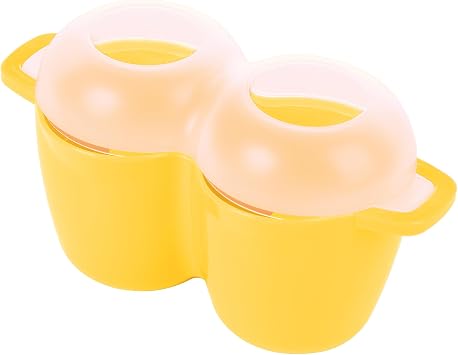 حلول التحضير من قبل Progressive Microwave Poach Perfect - Poach Perfect Eggs ، No-Mess ، خالية من الرائحة ، خالية من BPA ، آمنة في غسالة الصحون