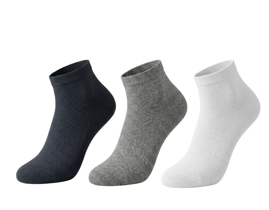 sellrama No Show Ankle Socks for Men & Women, Breathable Cotton Athletic Low Cut Socks, Moisture Wicking Casual Sports Socks, Soft Comfortable Everyday Sneaker Socks, 3 Pairs-picture-29