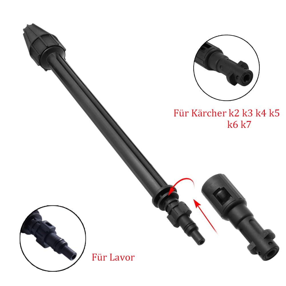 Buse Turbo De Rechange Pour Karcher K2, K3, K4, K5 - Compatible Nettoyeur Haute Pression - Plastique Et Laiton - 4