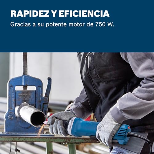 Miniatura 5 de Bosch Professional Amoladora Recta Ggs 30 Lps 750 W, Con Interruptor Protection De Hombre Muerto, Función Kickback Control, Incl. 1 Llave, Pinza De Sujeción De 6 Mm Con Tuerca