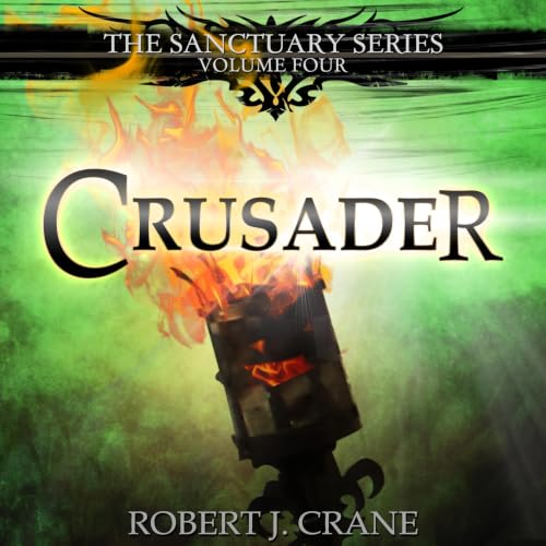 Diseño de la portada del título Crusader