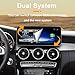 YEEHUNG 12.3 Inch Linux Car Touch Display Screen for Mercedes Benz 2016-2019 C A CLA GLA GLC Class W205 W176 C117 X156 X253 NTG5.0, Support iOS 26 CarPlay Android Auto Calls Using OEM Bluetooth