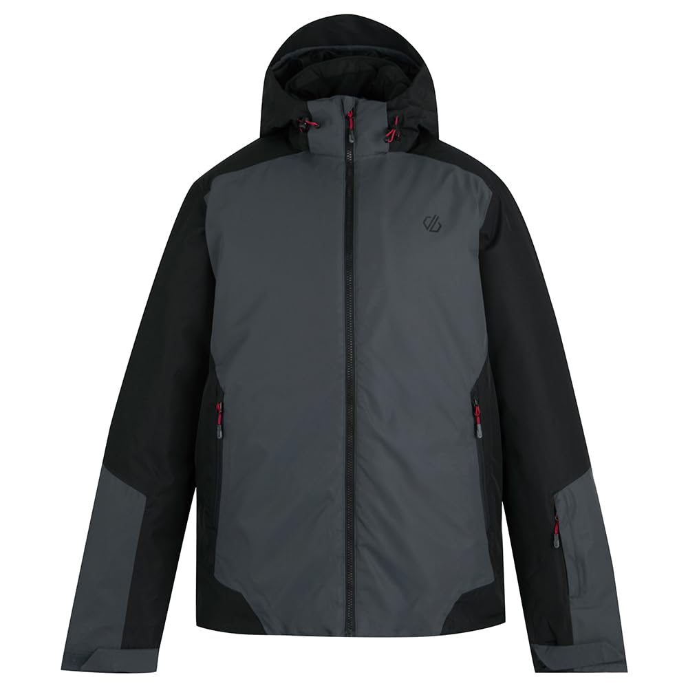 Dare2b Men's Black Dare 2B Precision Ii Jacket, Waterproof, Breathable, Recycled Polyester, Ski Features, Windproof (Uk, Alpha, S, Regular, Regular, )