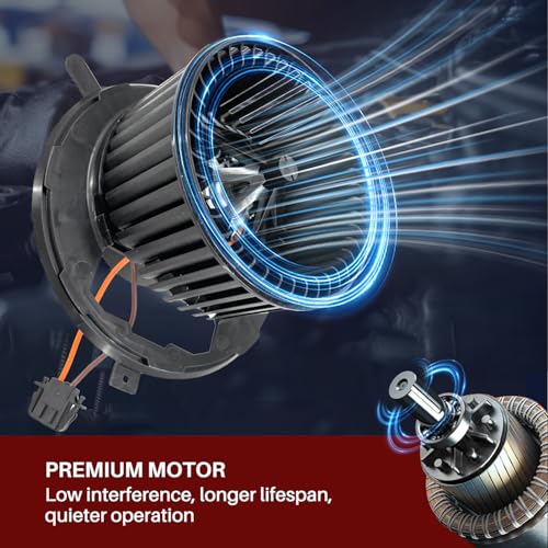 Image of 700241 AC Heater Blower Motor Fan Assembly Fit for Audi a3 Quattro 2006-2013 ，TT Quattro 2008-2015，for Volkswagen GTI 2010-2014，Golf R 2012-2013 ，Jetta 2005-2018，CC 2009-2017 1K1820015Q