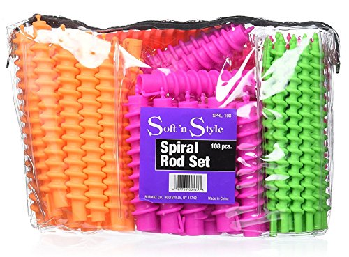 Soft 'N Style Spiral Rod Set 108 pieces