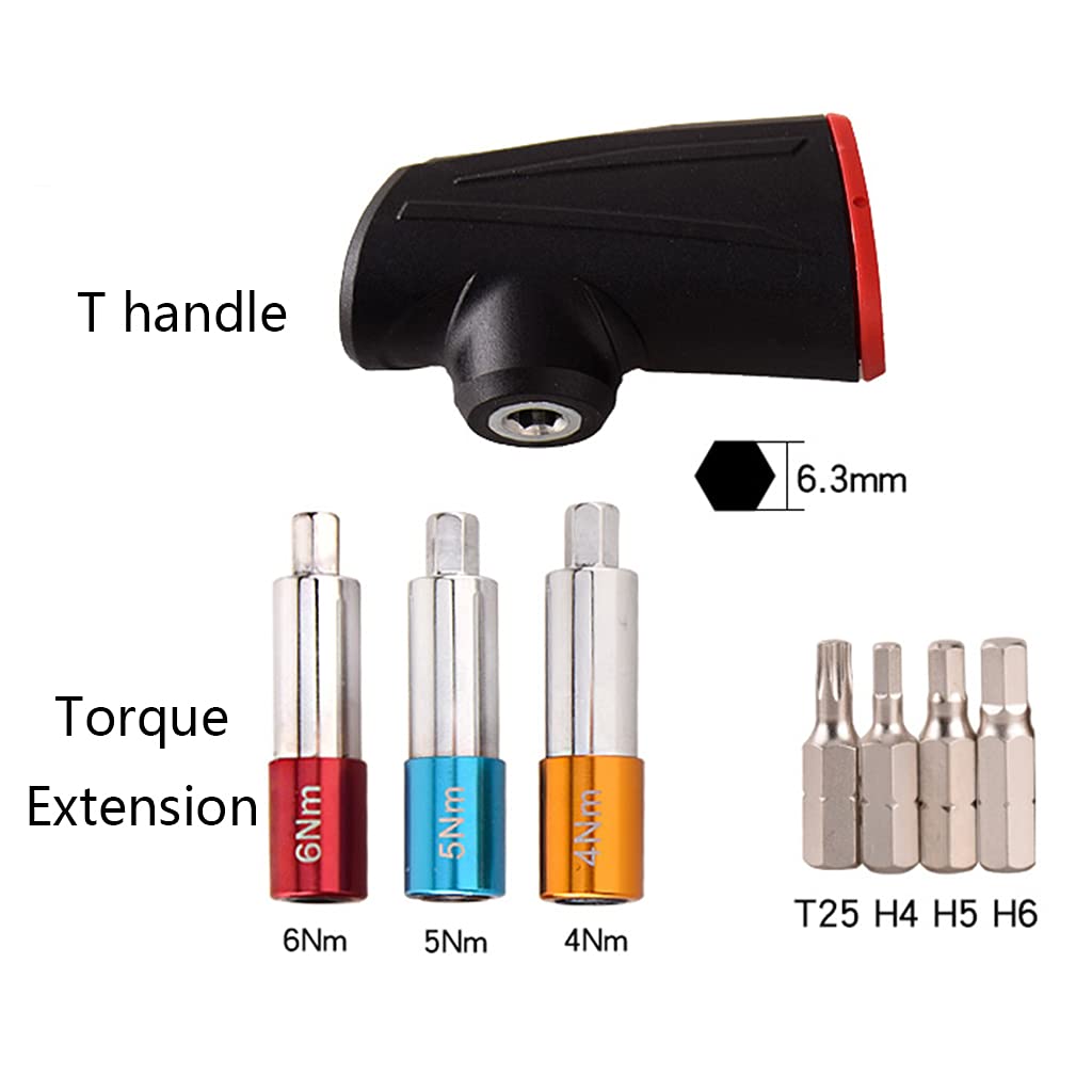 Jeu de clés dynamométriques 0,6 cm pour vélo