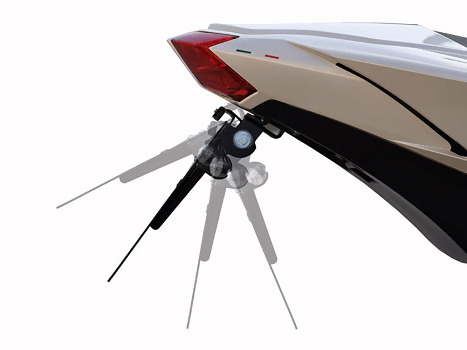 ZIEGER X-Line Kennzeichenhalter kompatibel mit Aprilia RS 660