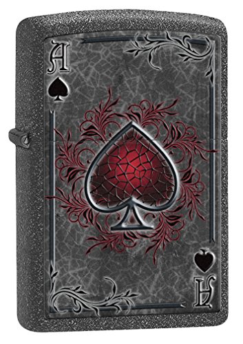 Zippo Lighter: Ace of Spades - Iron Stone
