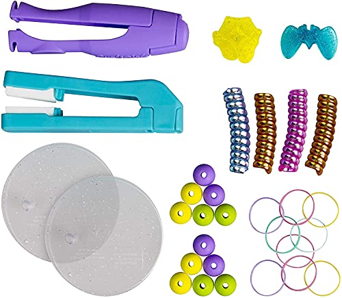 82080 CURLIGIRLS - Puppen - Curligirls Zwillingsset mit Haustier - magische Haare für unendlich viele Frisuren - 2 Puppen und 1 Tier - inklusive Accessoires - Puppe 15 cm - Tier 6 cm