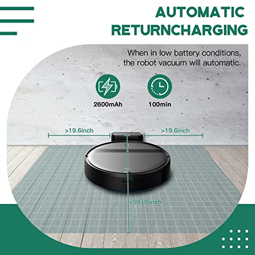 Kilgone Robot Vacuum and Mop Combo - WiFi/Alexa/App, Robotic Vacuum Cleaner, Ultra-Slim & Quiet, Tangle-Free, Auto Recharge, Multi-Surface Cleaning, Cleans Carpets, Hard Floors & Pet Hair Efficiently by Kilgone - Image 7
