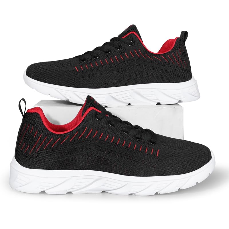 Image of Men Non-Slip Work Shoes Tennis Gym Sneakers Breathable Slip Resistant Lightweight and Comfortable for All-Day Wear Sports and Walking