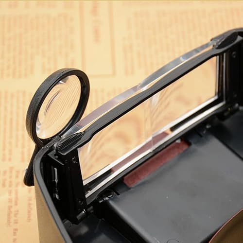 Head Magnifier Jewelers With Led Light Illuminated Helmet Magnifying 1.5X 3X 8.5X 10X Tools For Watch Repair, Precision Work Reading (Red) #TOP5