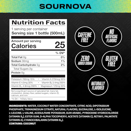 image for PRIME Hydration SOURNOVA, Sports Drinks, Electrolyte Enhanced for Ulti