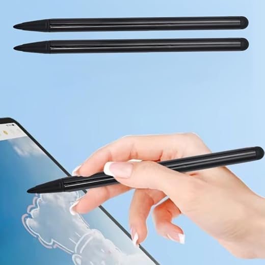 2PCS Universal Stylus Pen Capacitive Screen Drawing Touch Pencil for iPad Tablet and Intelligent Mobile Devices, 11.8CM