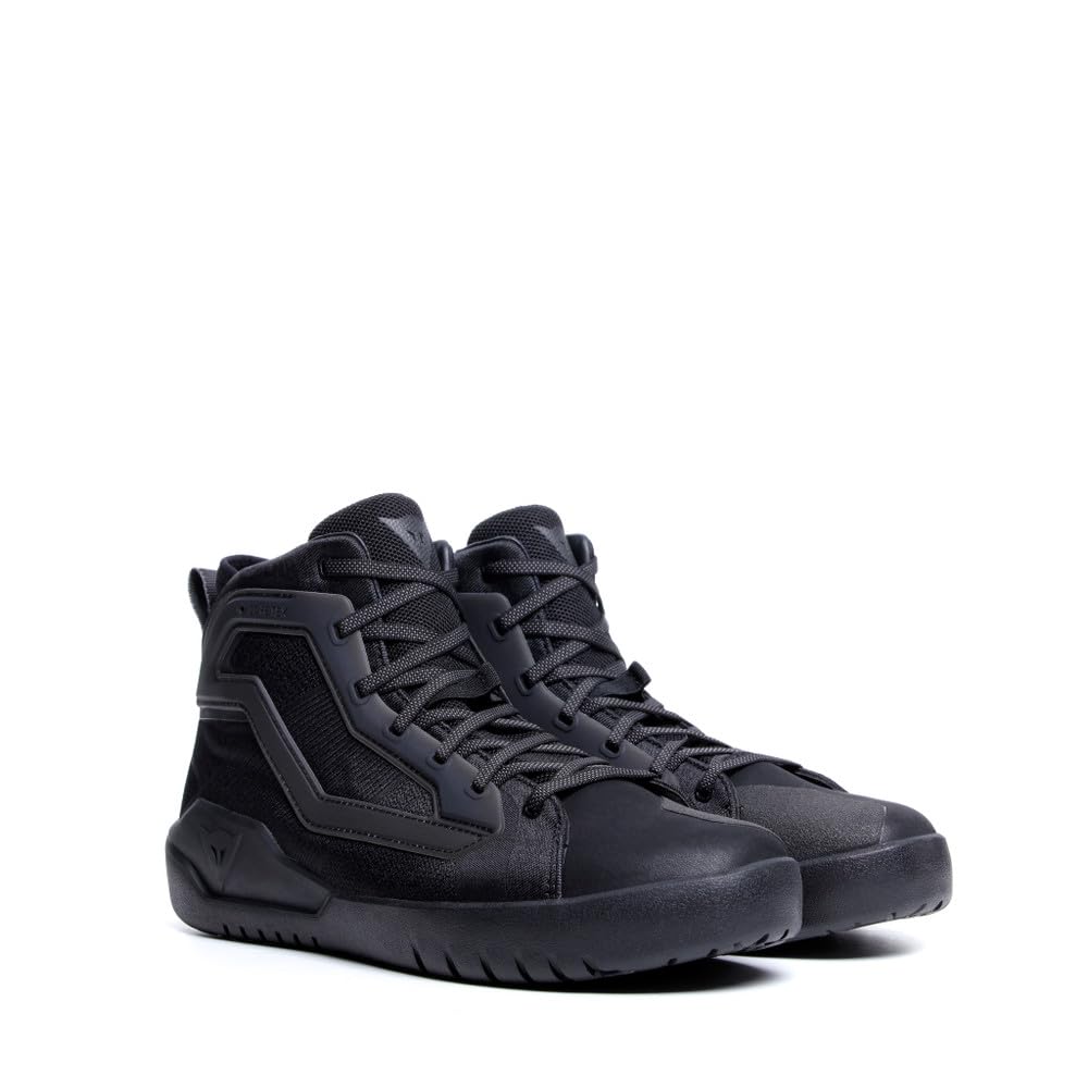 Dainese Urbactive Gore-Tex Shoes, Waterproof, Breathable Motorcycle Shoes, Men, Black/Black, 45