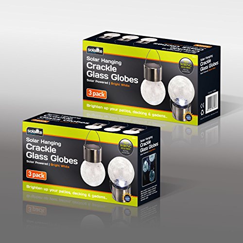 Solalite®, set di 9 lampade solari sferiche da