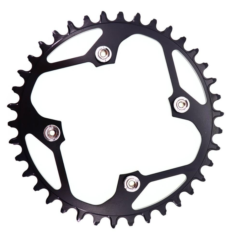Platos para Bicicletas Plato Redondo 96BCD 36t 38 40t 42 44 46 48T MTB Bike Chainwheel 96bcd Unisex