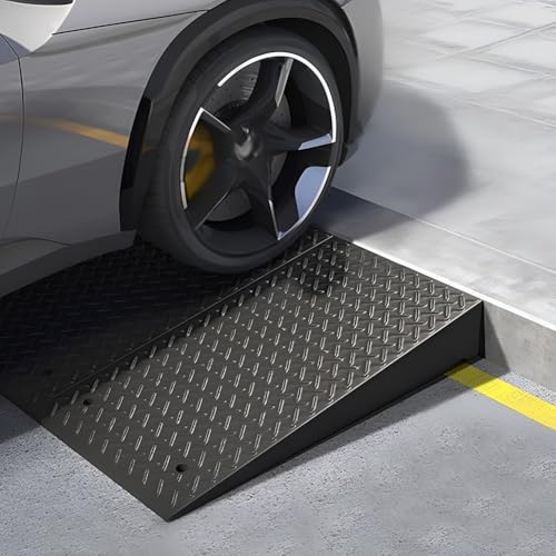 2 Rampas de Bordillo Portátiles para Autos y Motos 8 cm miniatura 2