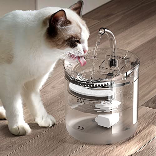 Fuente para agua para mascotas 1.8L con filtración triple miniatura 3