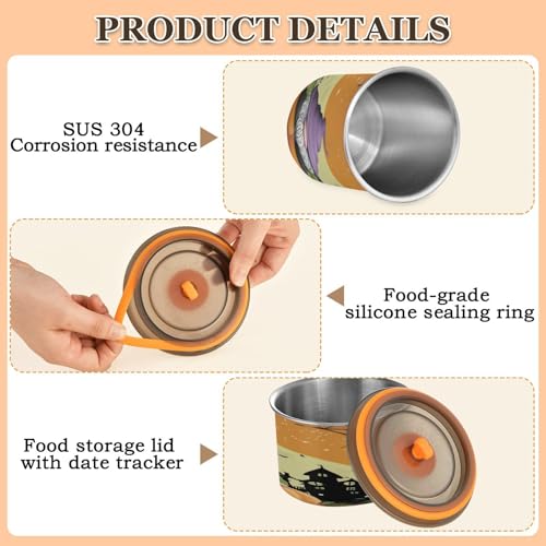 Envase hermético de acero inoxidable para café 30oz miniatura 4